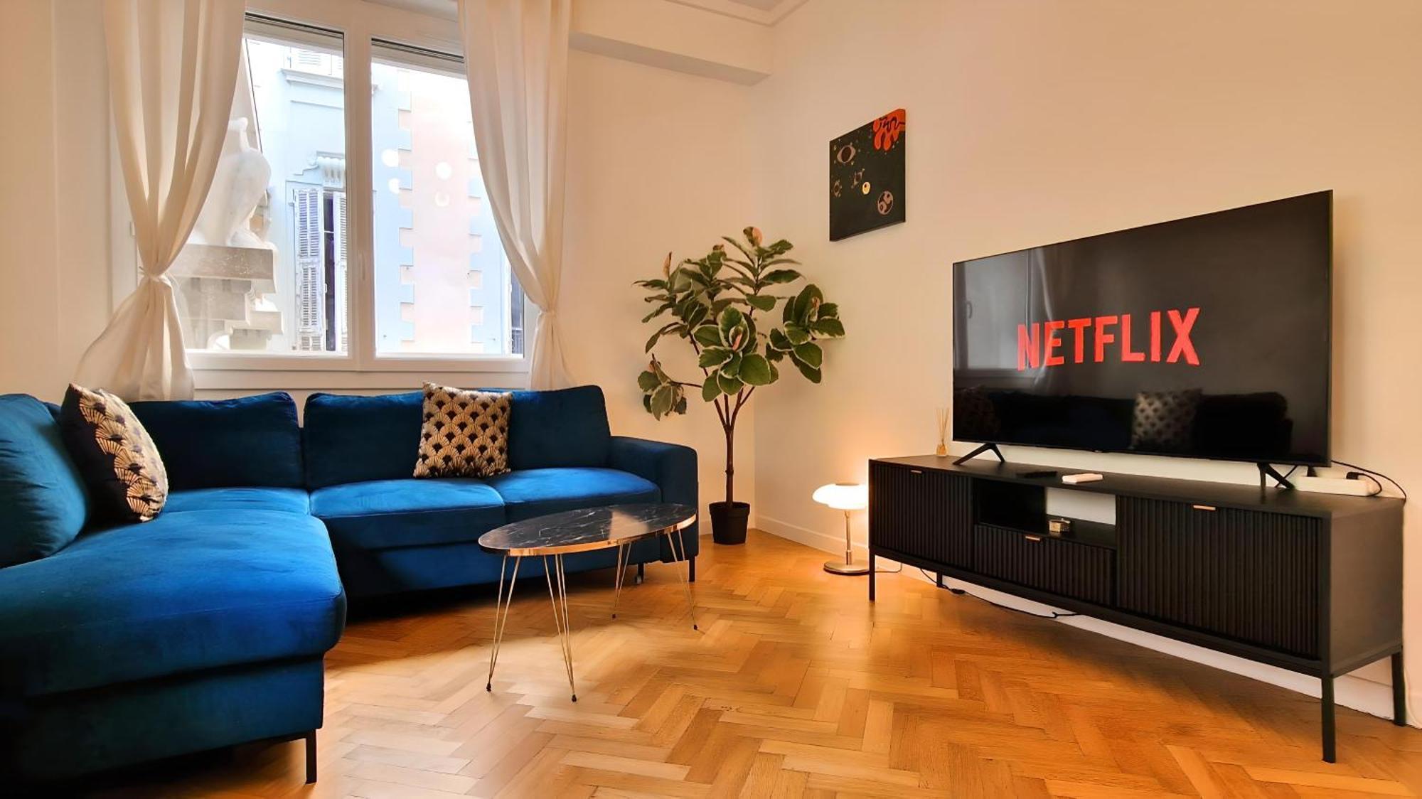 Jazzy Et Spacieux Appartement Prom Des Anglais Nice Eksteriør billede
